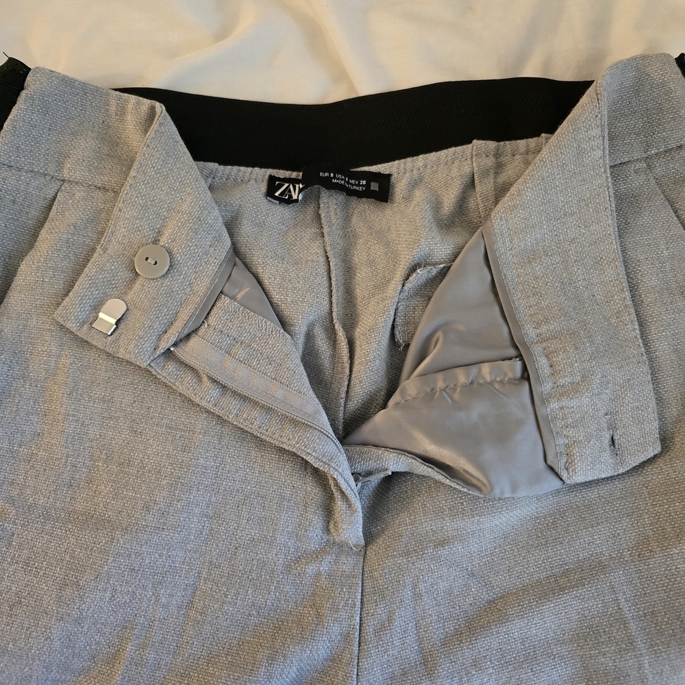 Zara Women's Gray Pants - Picture 3 of 9